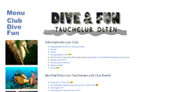 Desktop Screenshot of divefun.ch